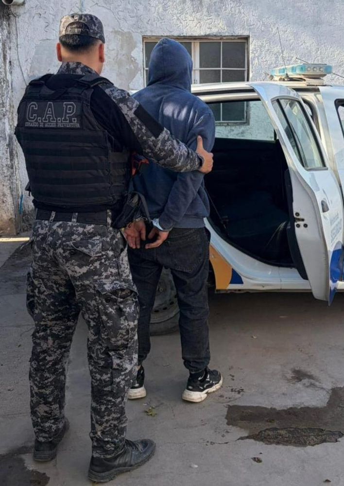 El detenido.