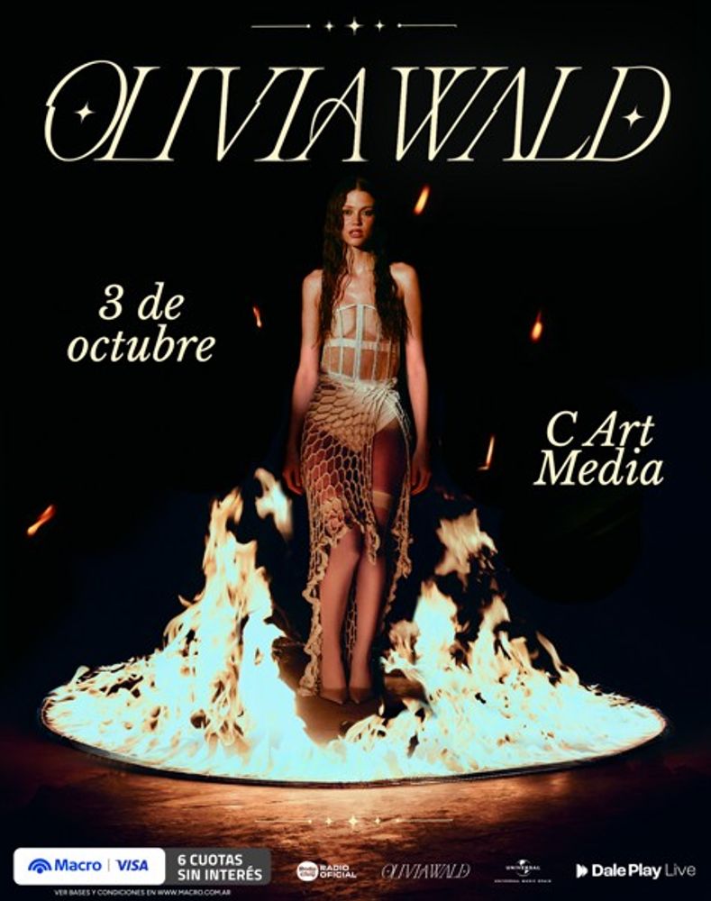 Olivia Wald en el C Art Media 2026: cuándo comienza la venta de entradas y dónde comprarlas