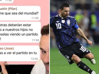 Una madre se opuso a que proyectaran el partido de Argentina en la escuela porque su hijo va "a estudiar y no a mirar fútbol" y estalló el chat de padres