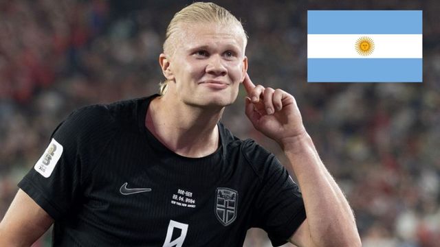 La inesperada historia que une a Erling Haaland con la Argentina y pocos conocían.
