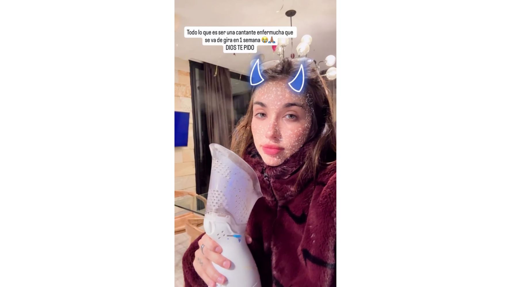La cantante mostró el momento que está atravesando.
