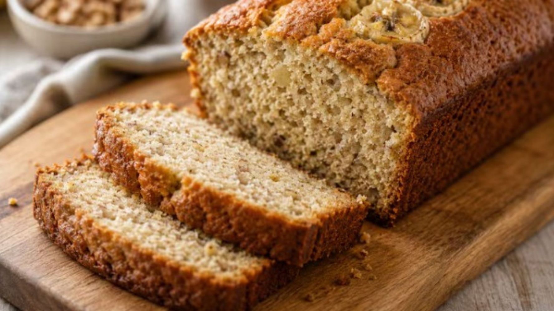 Budín de banana como el de Starbucks: la receta de Estefi Colombo que le gana a cualquier cafetería