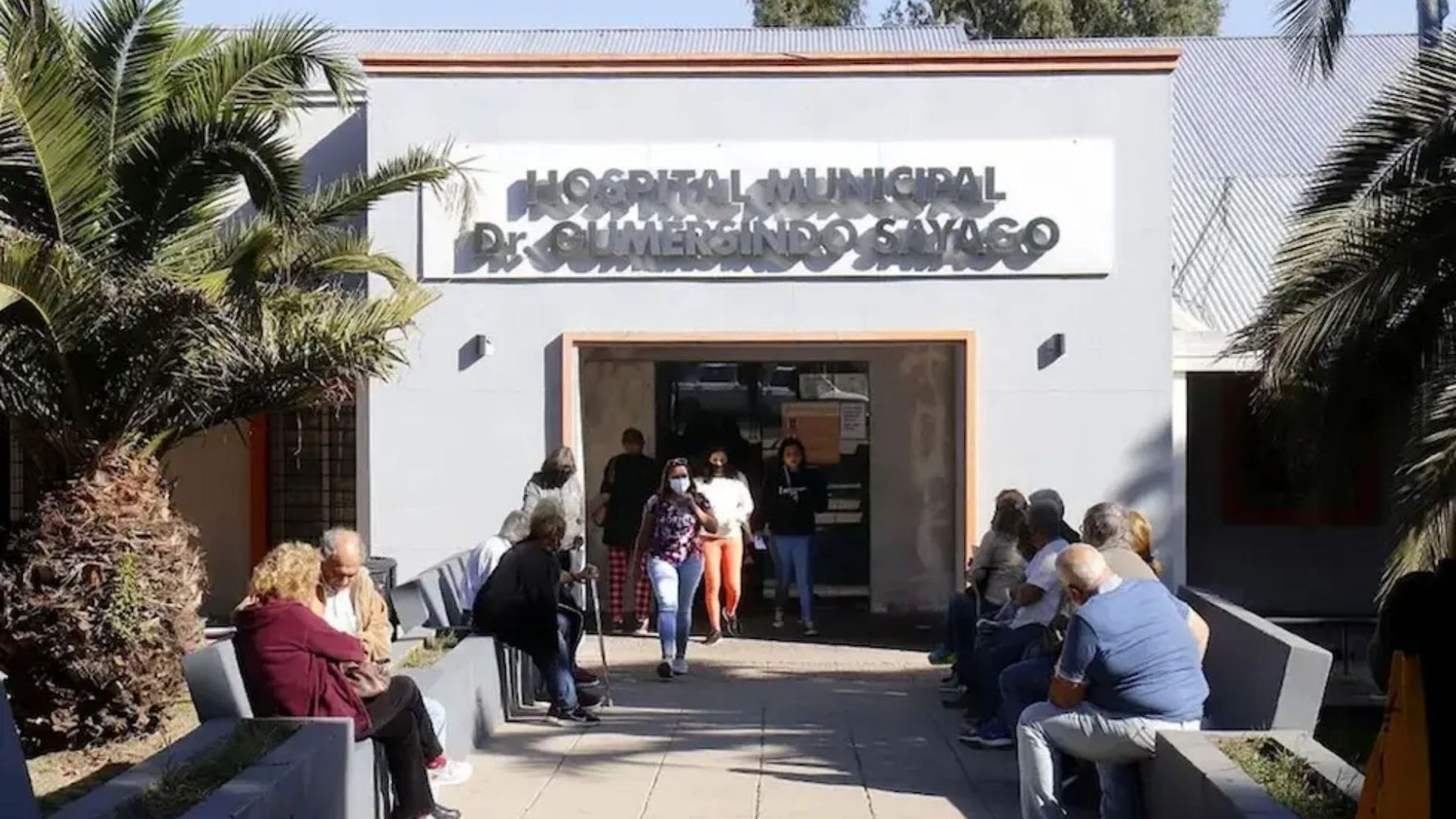 El hospital al que llevaron a la bebé.