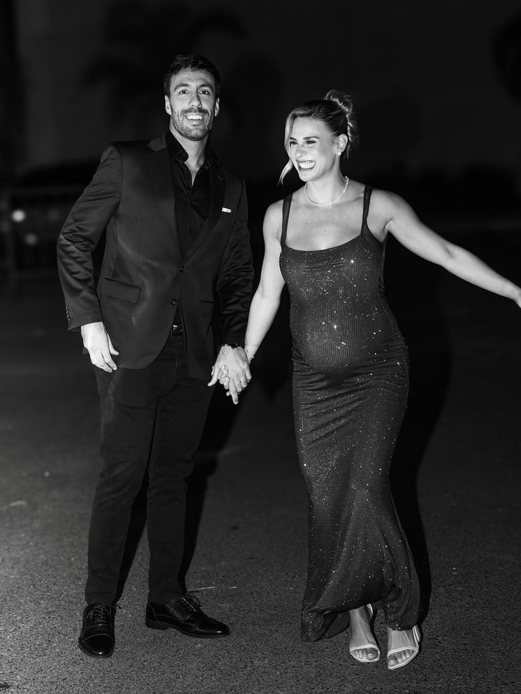 Julieta Puente y su marido Facundo Miguelena fueron padres