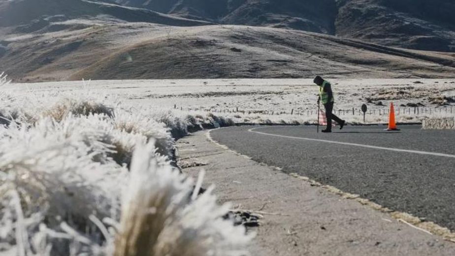 Ruta 307: el hielo en la calzada mantiene cortado el tramo Tafí-Amaicha