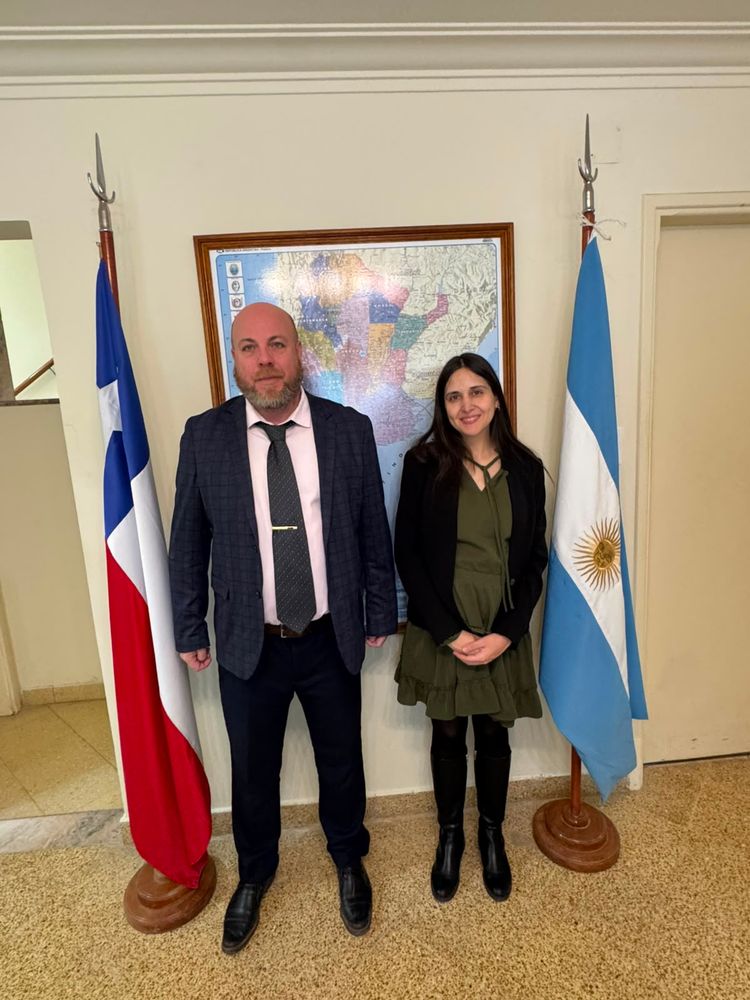 Corredor Bioceánico: Pablo Gómez se reunió con la Cónsul chilena en Bahía Blanca.
