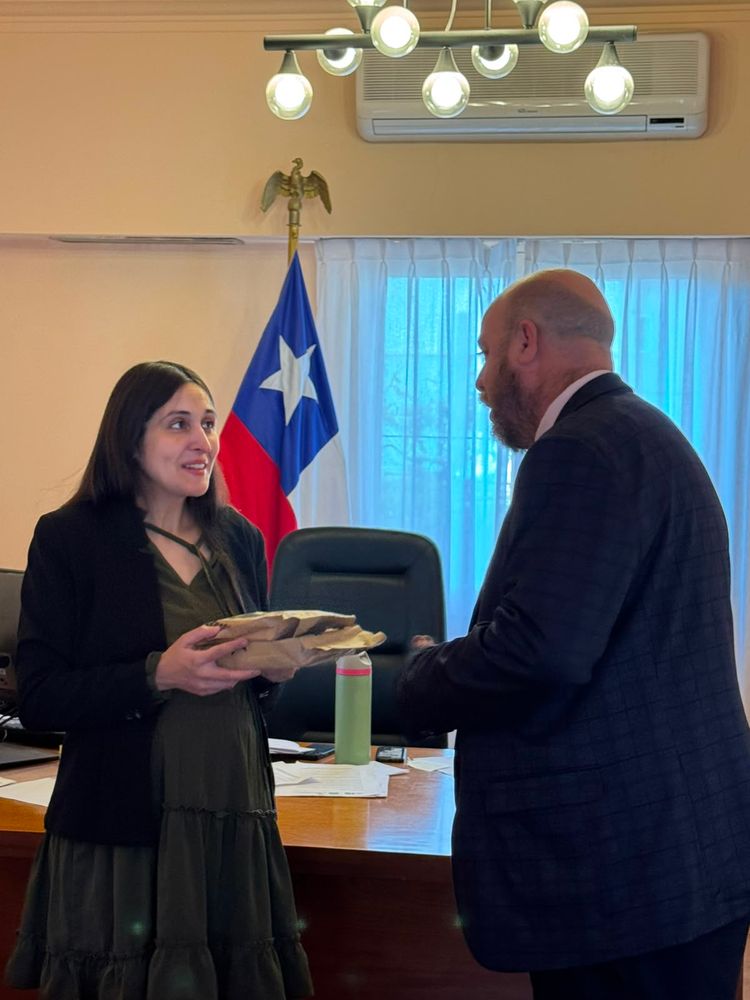 Corredor Bioceánico: Pablo Gómez se reunió con la Cónsul chilena en Bahía Blanca.