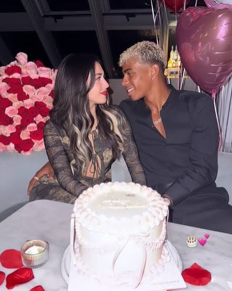 Nicki Nicole y Lamine Yamal fueron una de las parejas del 2025