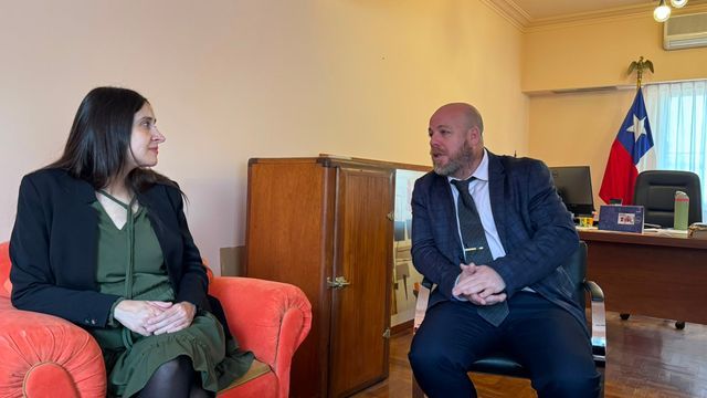 Corredor Bioceánico: Pablo Gómez se reunió con la Cónsul chilena en Bahía Blanca. 