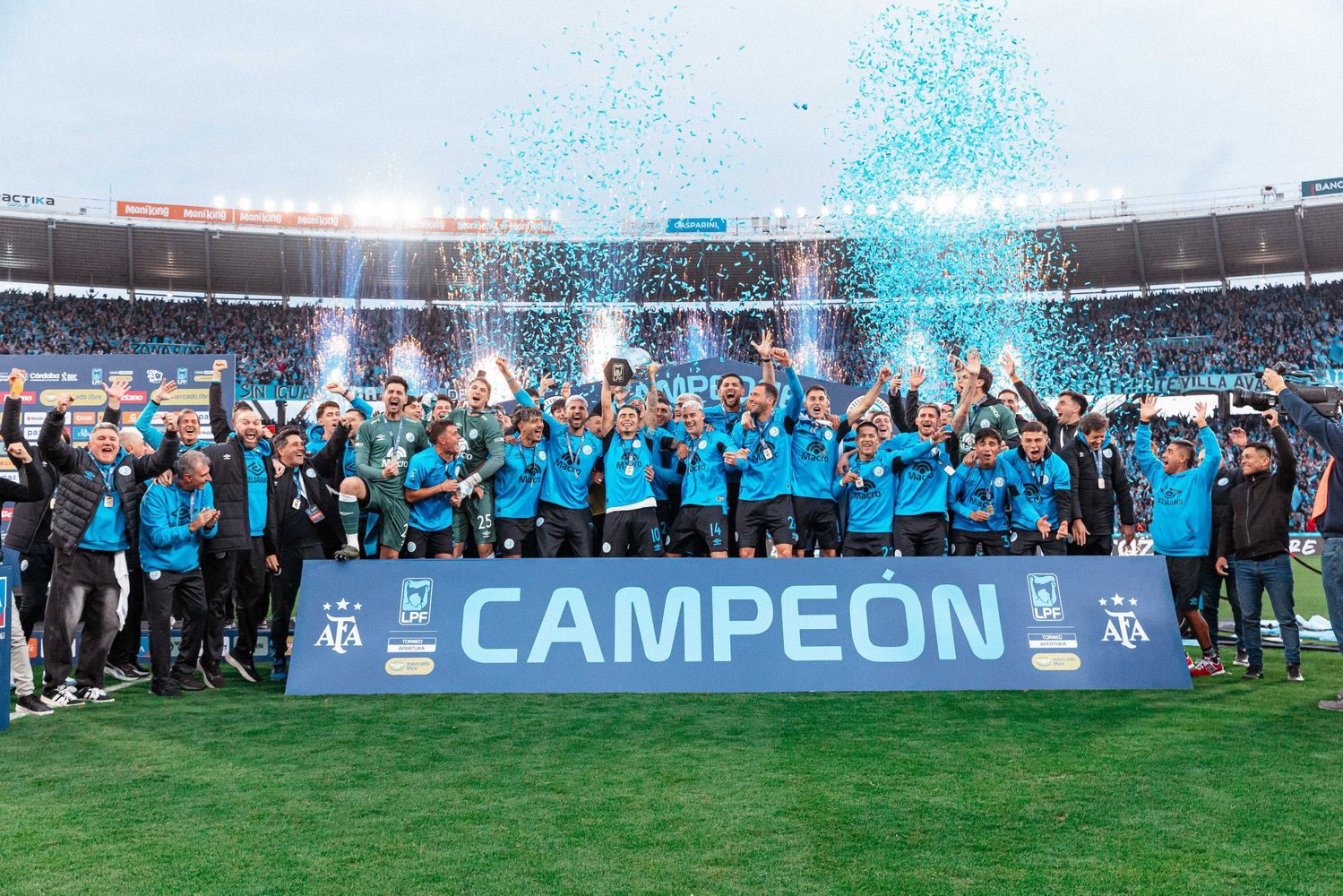 Belgrano cameón, elogiado por un ex River: Maxi López.