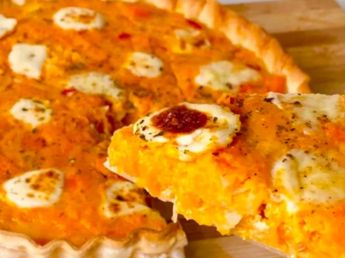 Tarta de calabaza con masa casera: la receta ideal para el almuerzo o la cena sin gastar de más