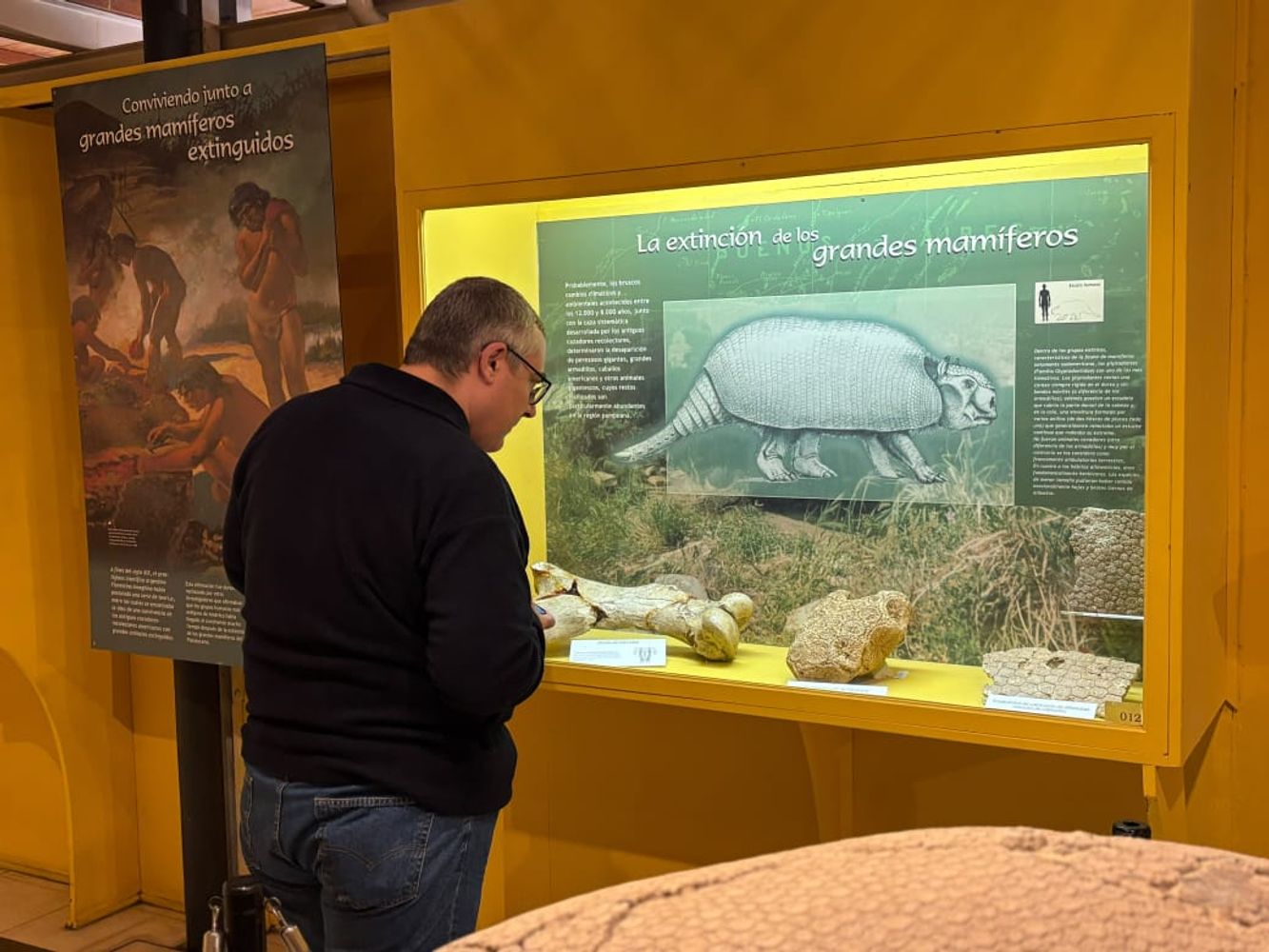 Cristian Oliva visitó el Museo Mulazzi
