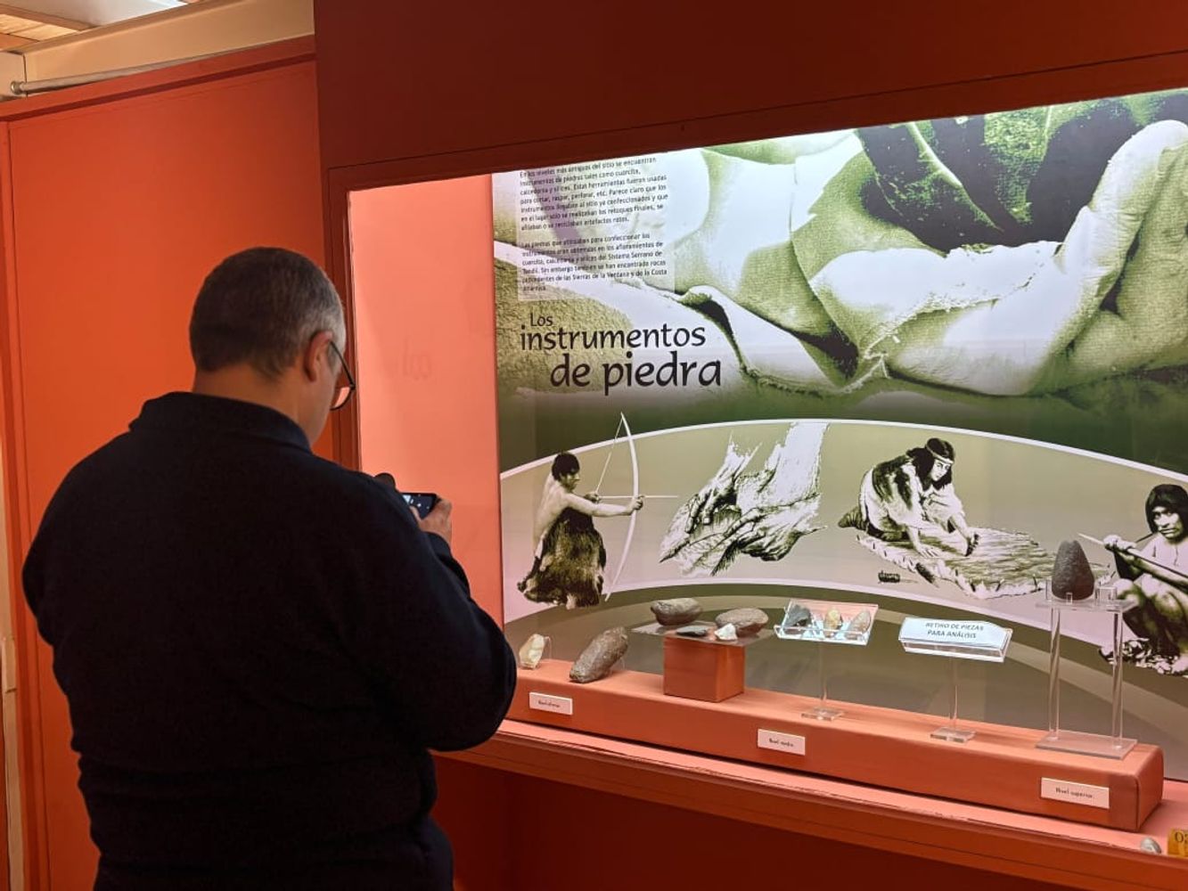 Cristian Oliva visitó el Museo Mulazzi