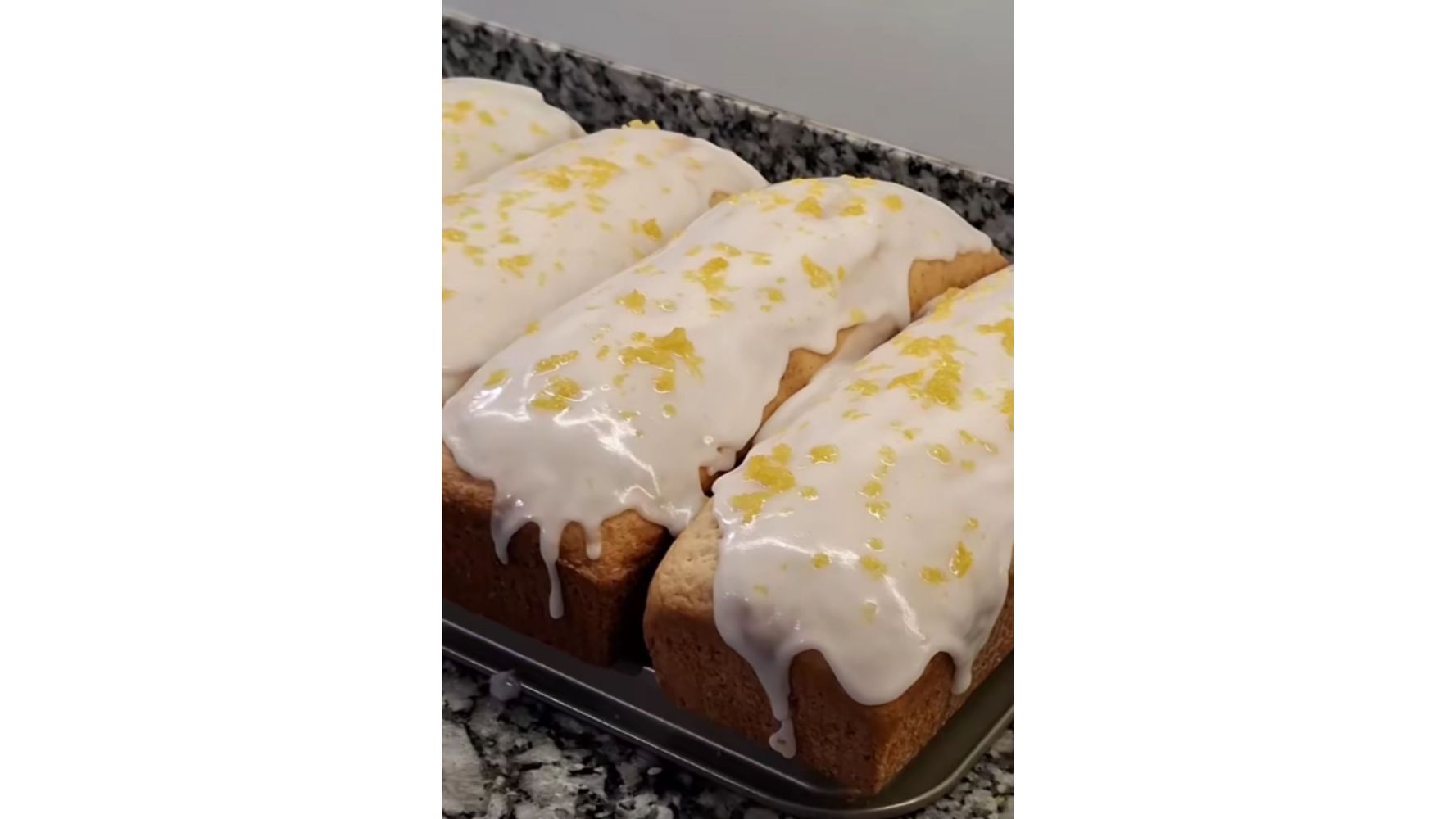 Budín de limón con las medidas exactas.