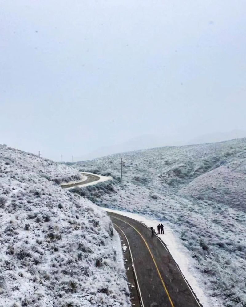 Postales de nieve en la provincia