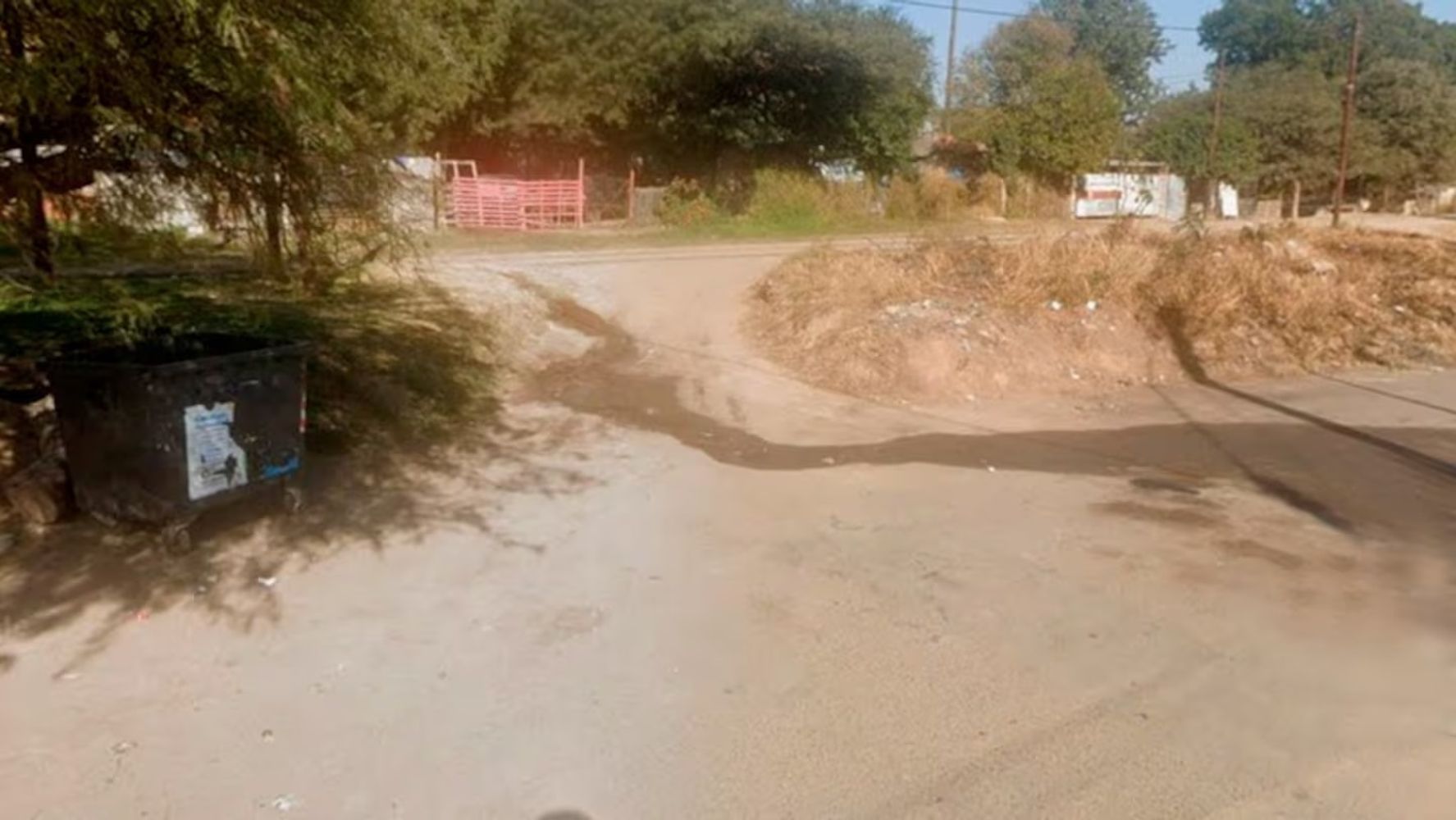 La escena en Villa del Milagro.