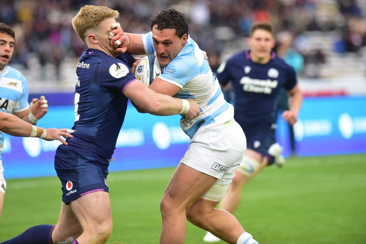 Los Pumas-Escocia en el Kempes.