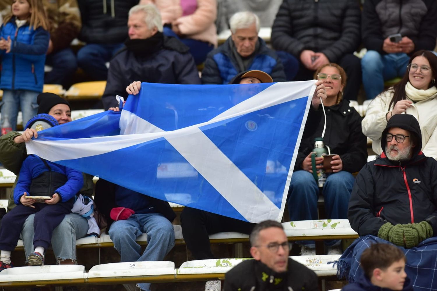 Los Pumas-Escocia en el Kempes.