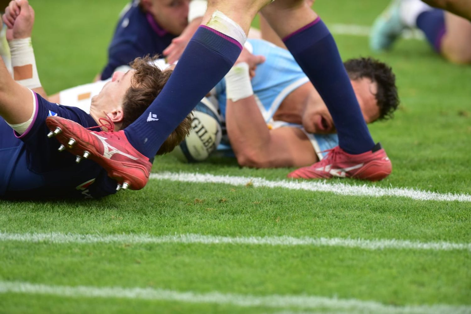 Los Pumas-Escocia en el Kempes.