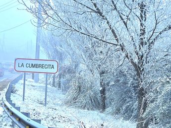 Nevadas y frío en Córdoba: la Policía pide extremar precauciones en la circulación por las sierras