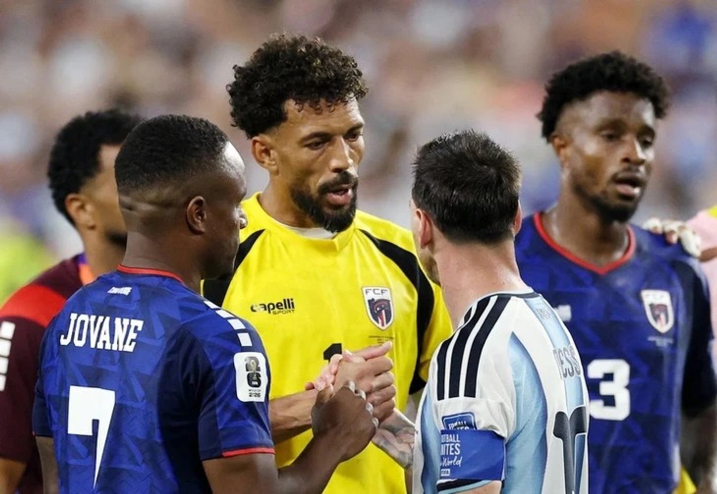 Vozinha y Messi.
