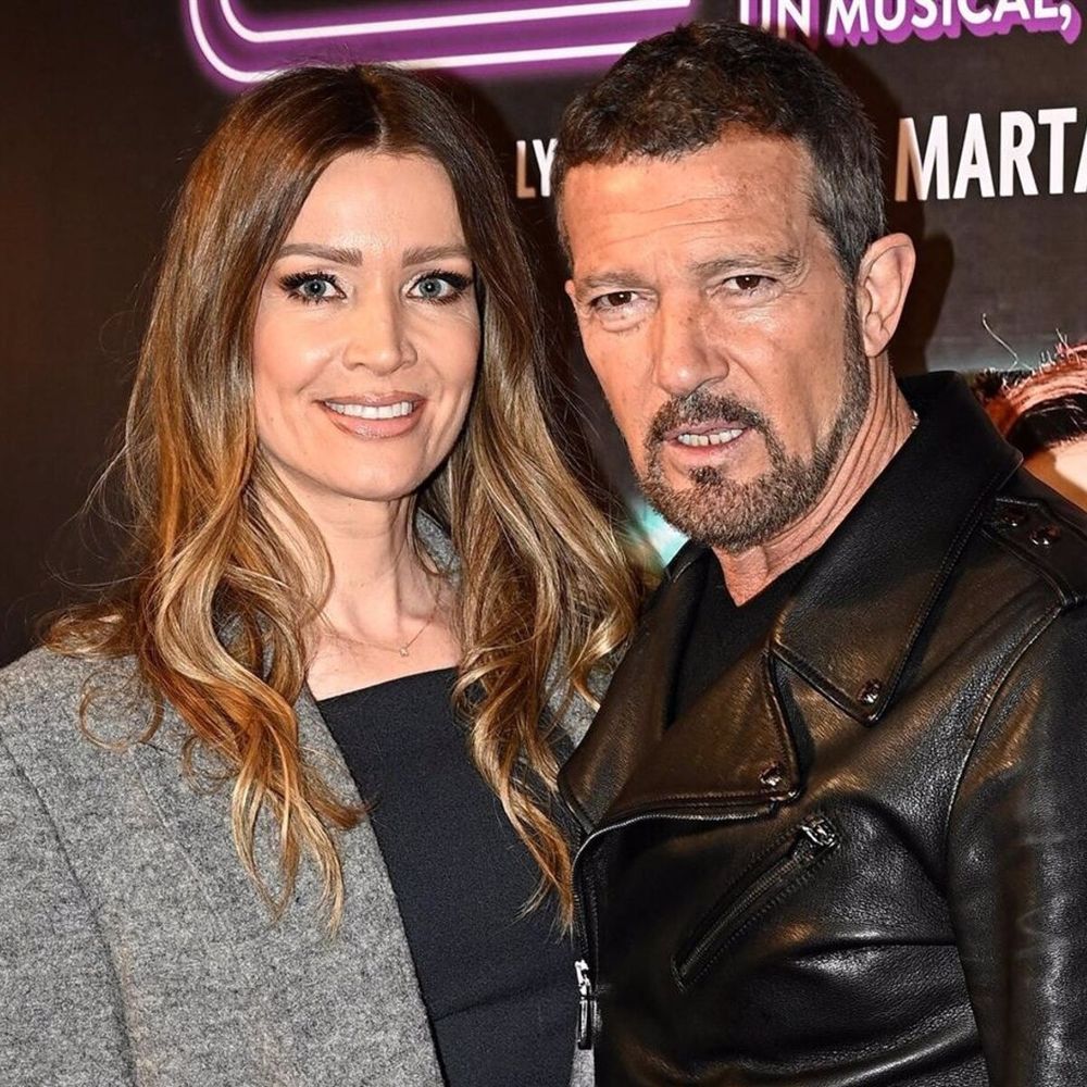 Antonio Banderas y Nicole Kimpel.