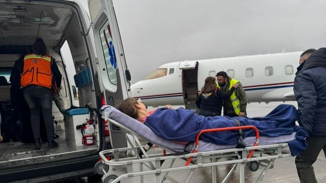 El operativo aéreo estuvo a cargo de la Dirección de Aeronáutica Provincial y personal médico especializado.