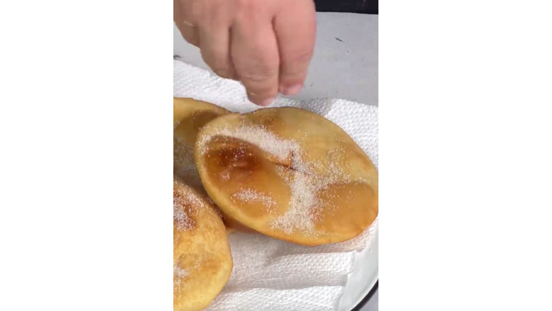 Así quedan las tortas fritas con esta receta.