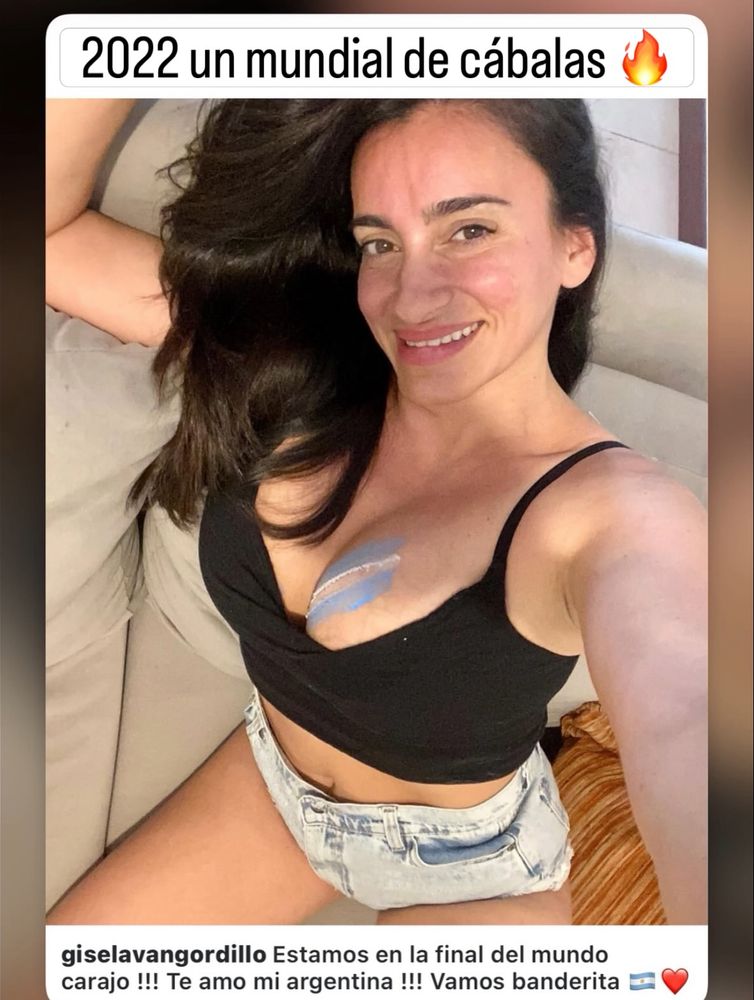 Gisela Gordillo, la madre de Tomás Holder, compartió fotos de cómo vivió los mundiales