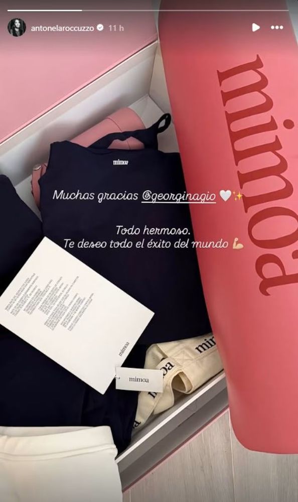 El regalo de Georgina a Antonela