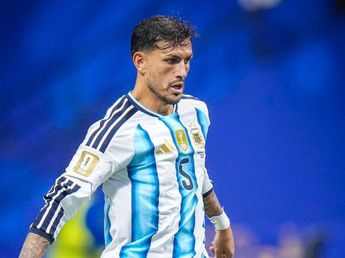 El picante festejo de Leandro Paredes en el gol del triunfo de Argentina sobre Egipto