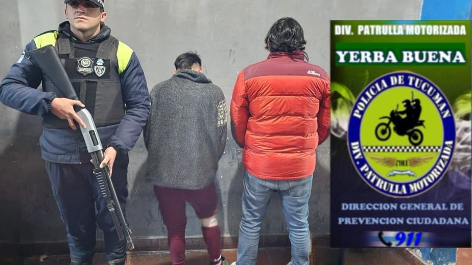 Los dos aprehendidos quedaron a disposición de la Unidad Fiscal Criminal I.