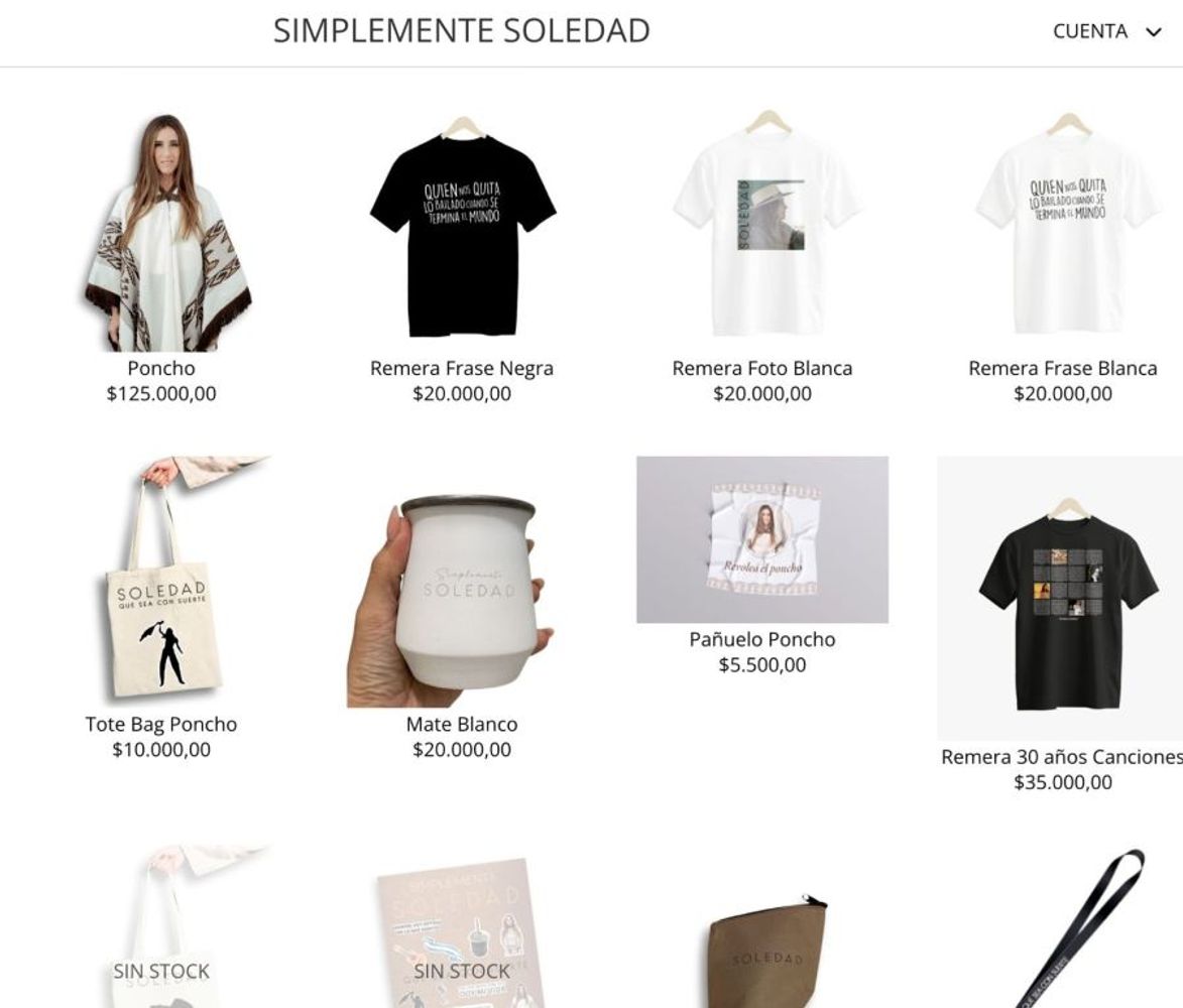 Simplemente Soledad, el nuevo emprendimiento de la cantante