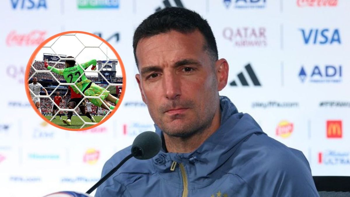 No se vio en TV: la reacción de Lionel Scaloni a las atajadas del arquero de Egipto