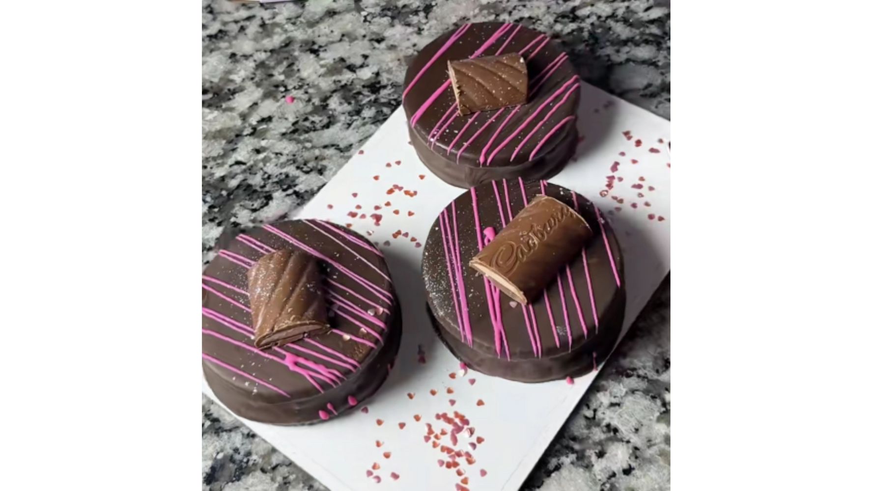Así quedan los alfajores.