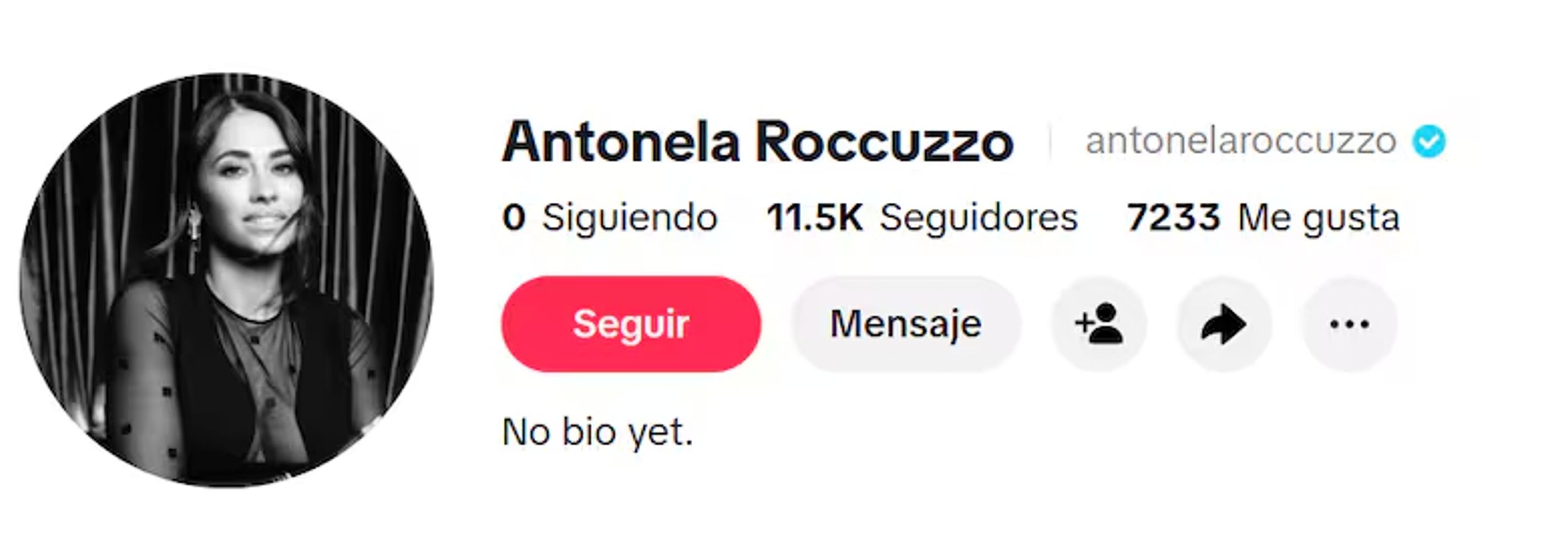 Antonela Roccuzzo debutó en TikTok