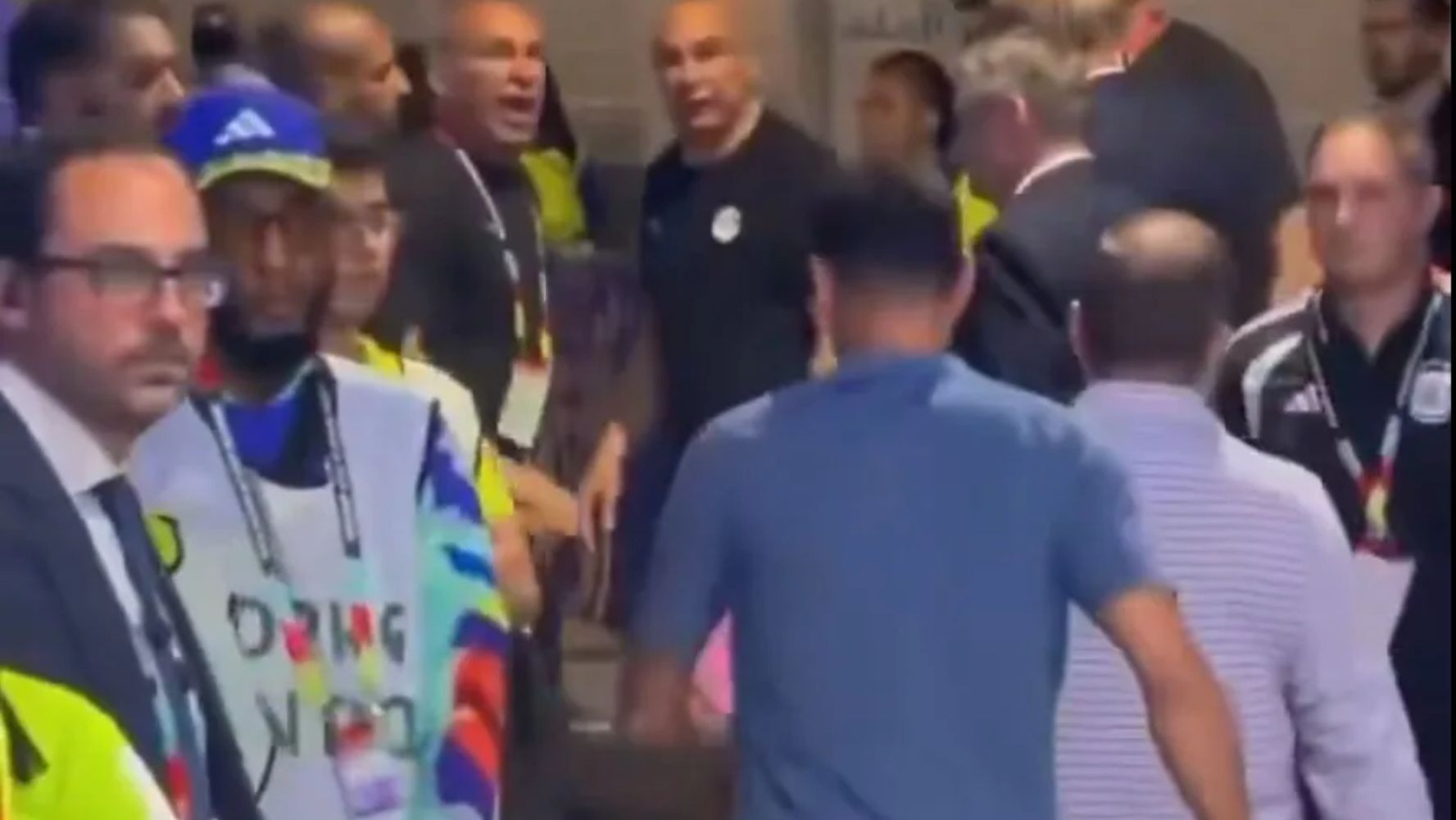 El tenso cruce entre el técnico de Egipto y Lionel Scaloni