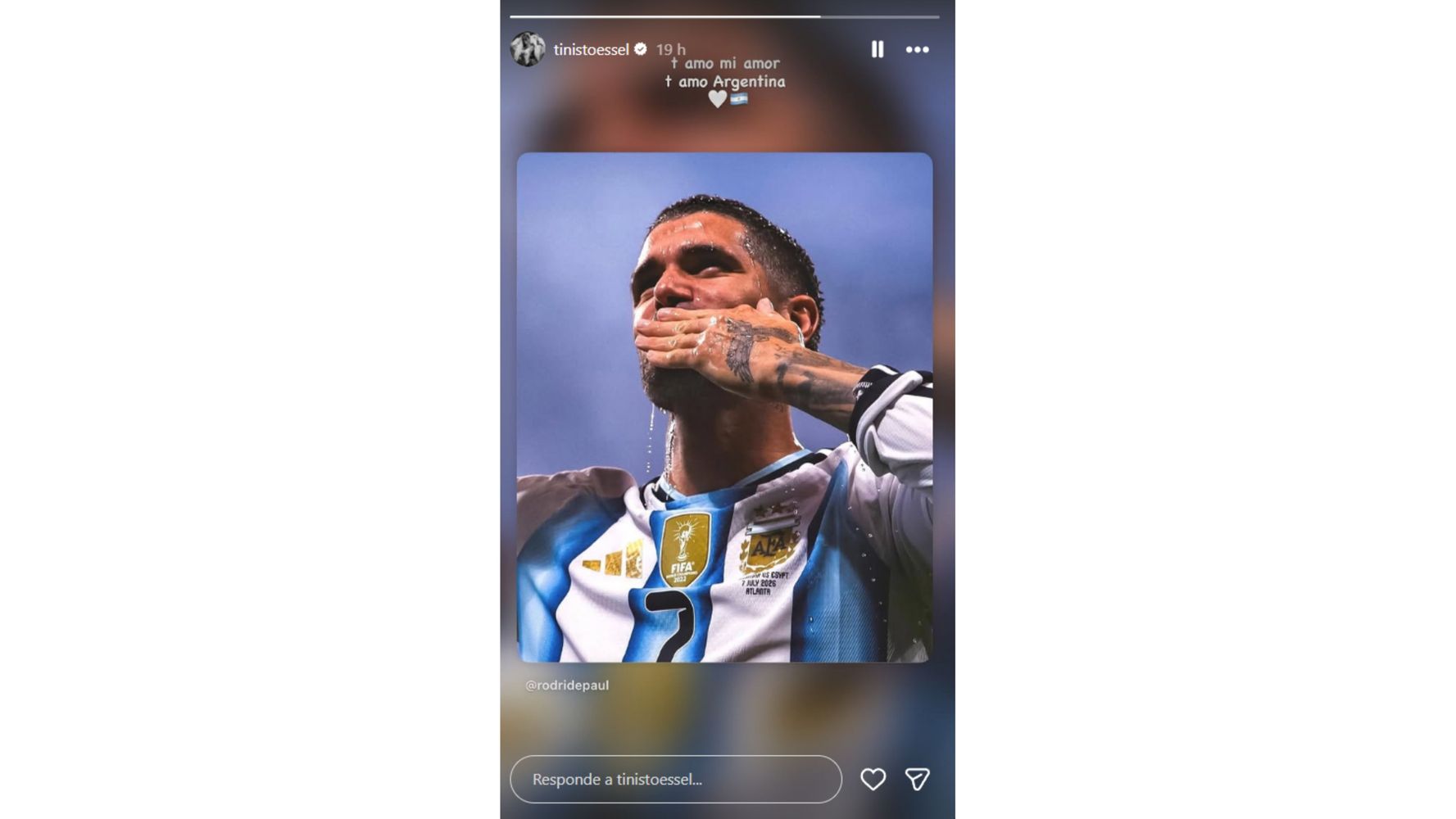 Las historias de Tini tras el triunfo.