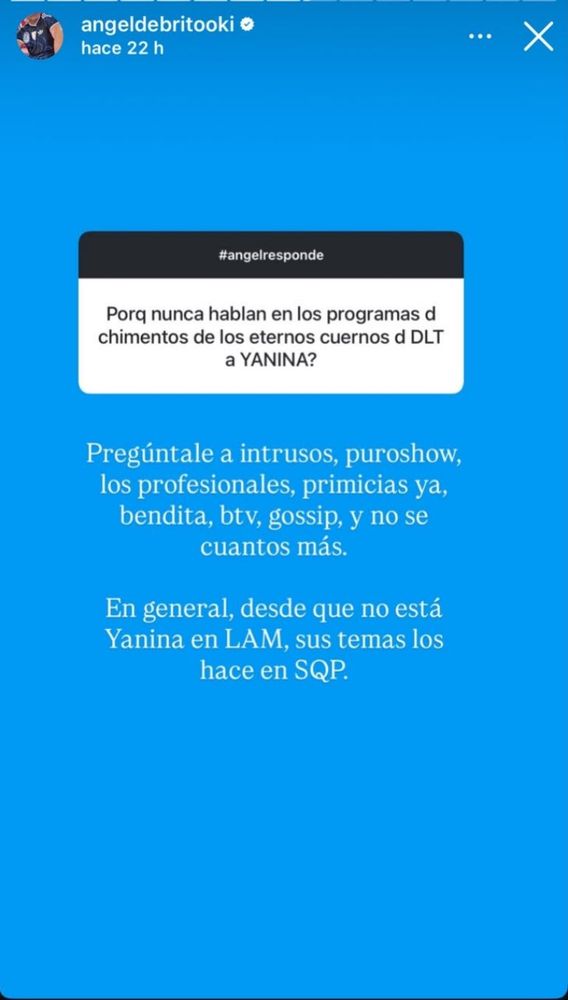 Qué dijo Ángel de Brito sobre la supuesta amante de Diego Latorre