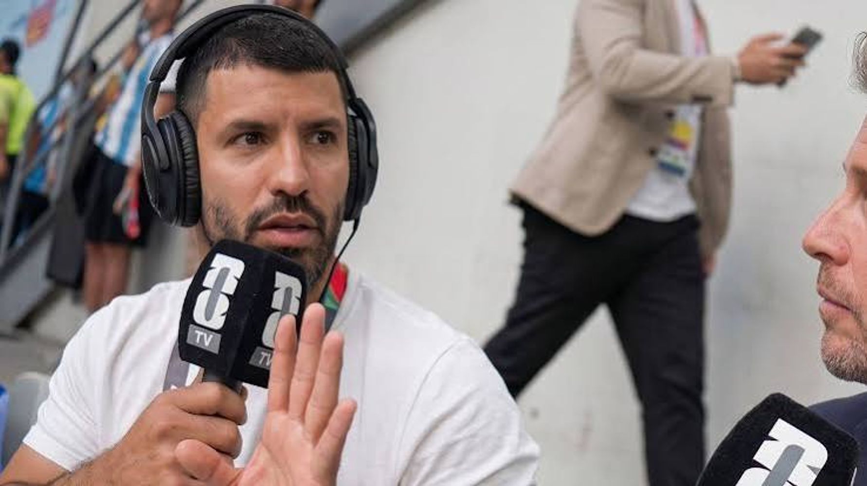 El "Kun" Agüero y su nueva faceta como comentarista en la Copa del Mundo 2026.