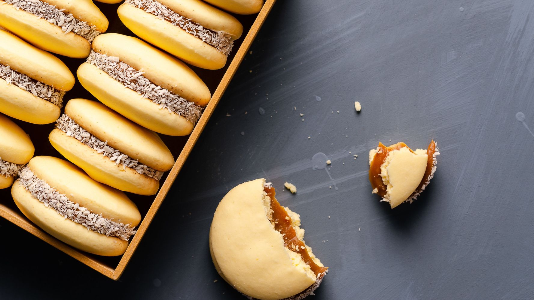 Alfajores de maicena.