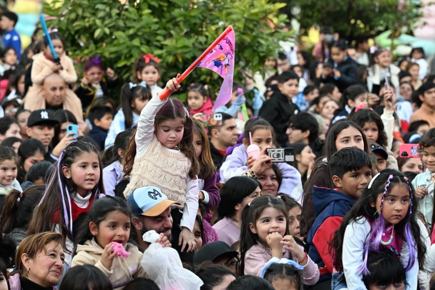 Miles de personas pudieron disfrutar de las celebraciones en familia.