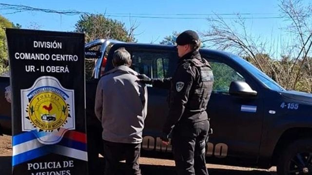 Detuvieron en Oberá a un hombre con pedido de captura por un robo contra la propiedad.