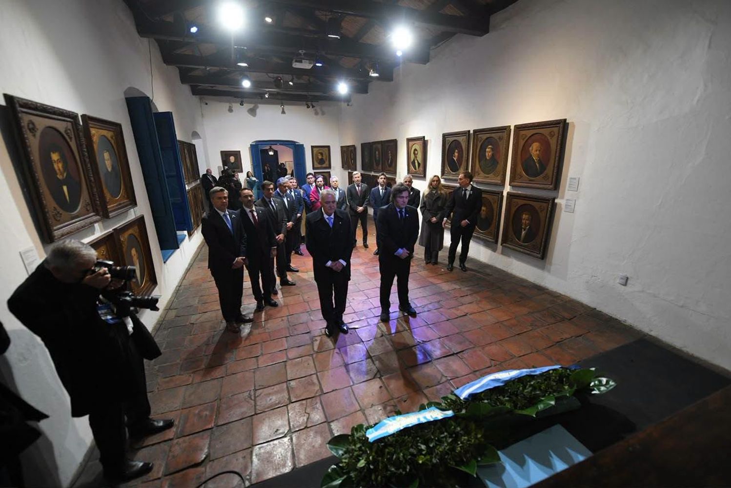 El presidente Milei arribó a última hora del miércoles.
