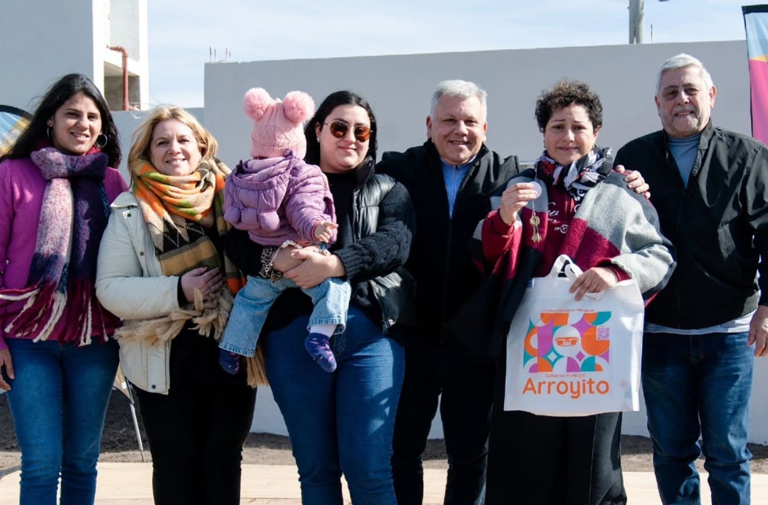 Entrega viviendas en Arroyito Nuevo Barrio Sur Plan Casa y Casa Social