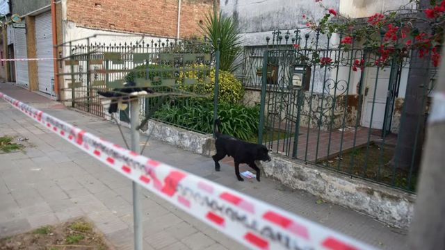 La casa de Cristina, quien encontraron sin vida en Córdoba.
