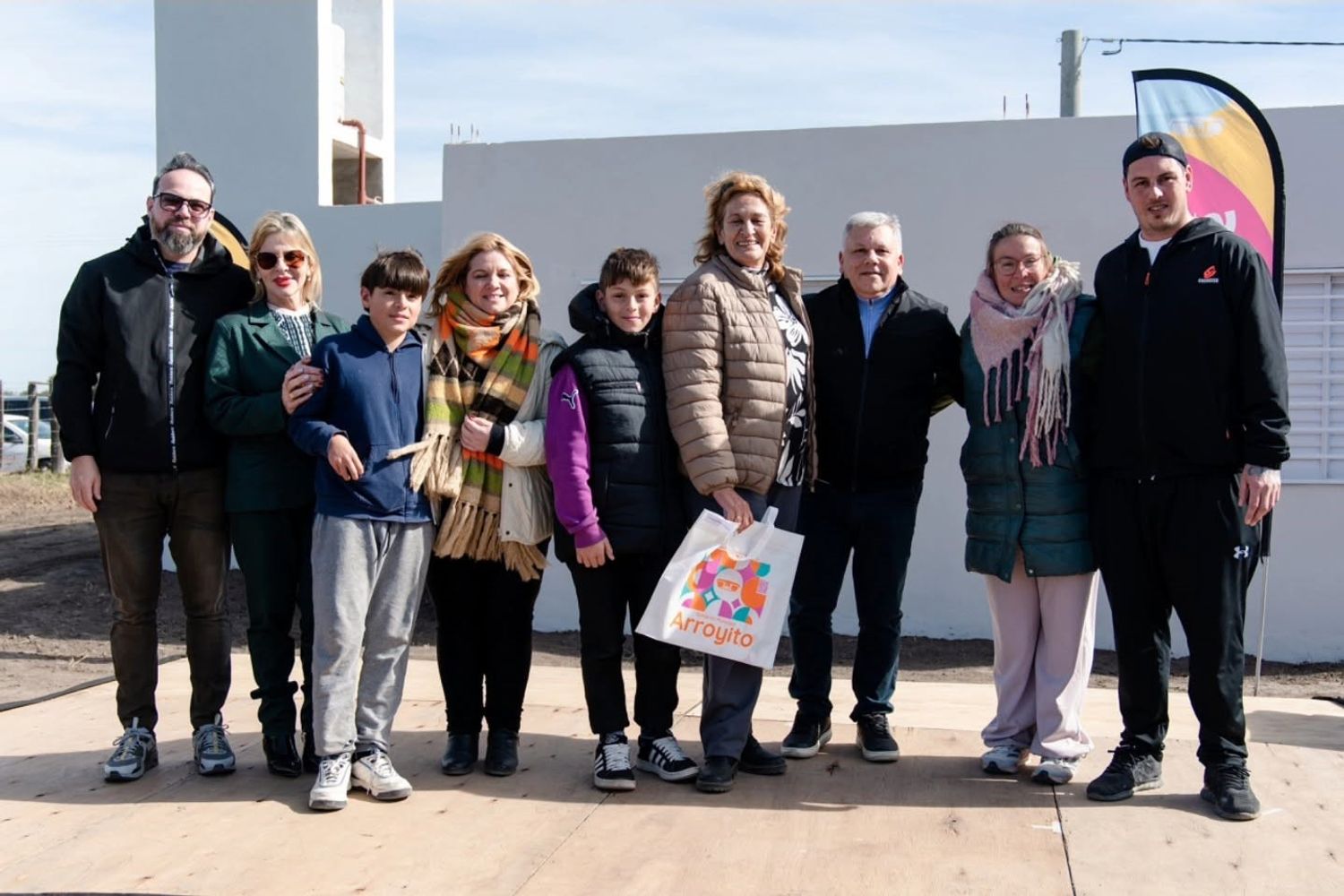 Entrega viviendas en Arroyito Nuevo Barrio Sur Plan Casa y Casa Social