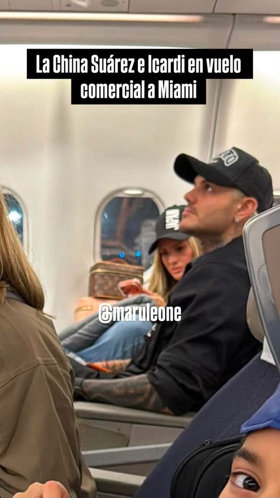 Icardi y la China viajaron a Miami en medio del Mundial