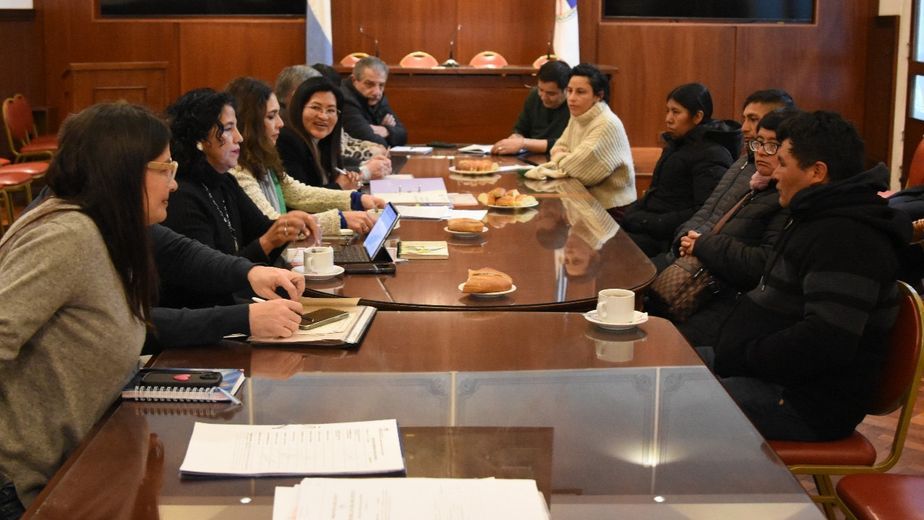 La comisión de Pueblos Indígenas de la Cámara de Diputados provincial recibió a referentes de la Comunidad Indígena de Aguas Blancas, Salinas Grandes, para abordar una problemática vinculada a los límites entre las provincias de Jujuy y Salta.