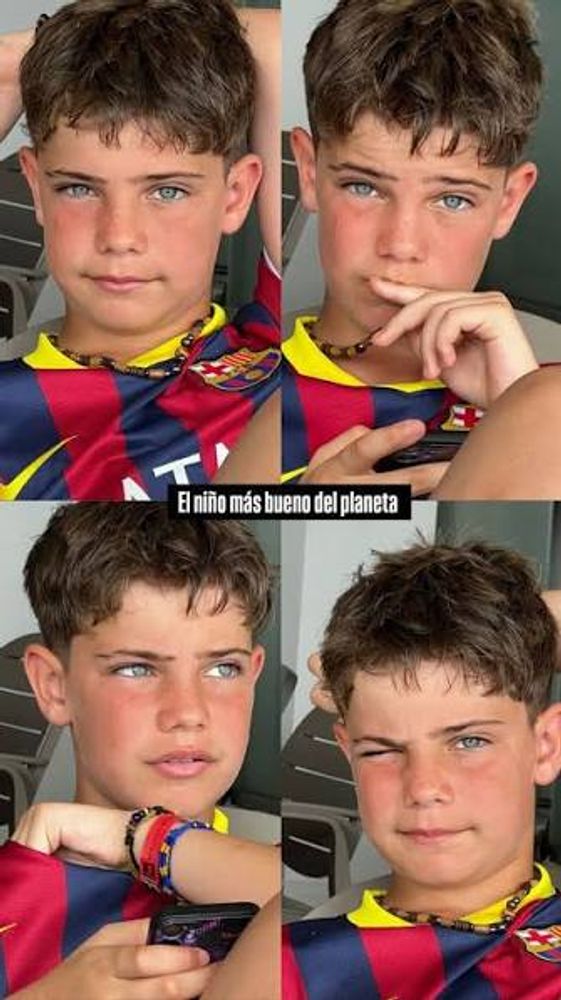 Fausto juega al fútbol como arquero y sueña con convertirse en futbolista profesional.